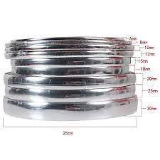6mm x 5m Chrome Pinstripe Lighting Edging Detail fits Classic (R)
