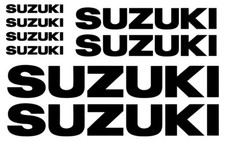 8 Piece Suzuki Decals