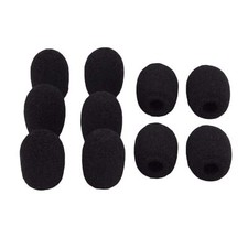 10Pcs Mini Microphone Windscreen Pop Filter Sponge Foam Cover for headset Mic