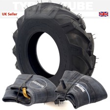 4.80/4.00-8 Tyre Chevron Tractive Cleated Open Centre Agri Rotavator 4804008 Lug