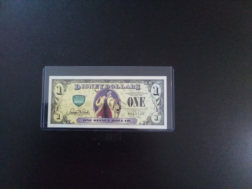 Disney dollars 2005 cruella - disney, d