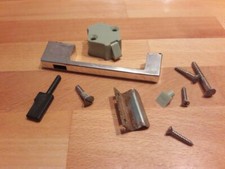 1 Door / Flap Handle with Clasp Chrome Colour - Tabbert 1970s - Vintage