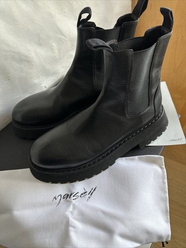 Marsell men black leather - marsell, men's