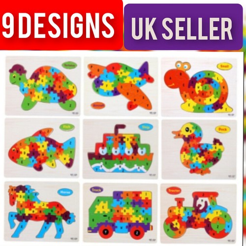 Wooden abc alphabet - wooden, jigsaw