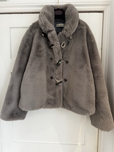 Golden goose grey faux fur - golden,