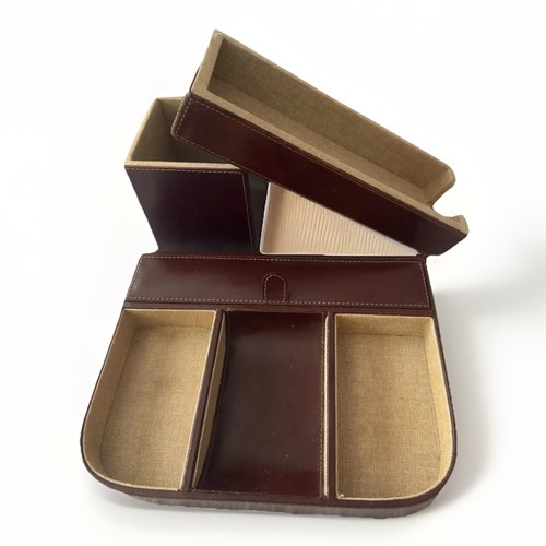 Piece desk set leather - piece,