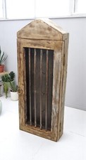 Vinttage Wooden Wall Décor Key Hanger Cabinet Original Old hand Crafted