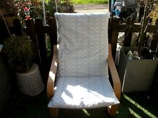 Handmade COVER for IKEA ALME poang chair @ ORLA KIELY  S DUCK EGG LINEAR STEMS 