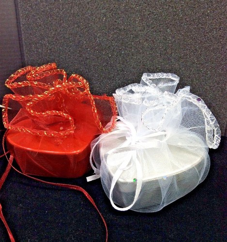 Large heart shaped boxes - large, qty.2