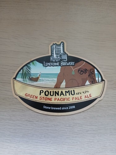 Lymestone brewery pounamu beer - pounamu,