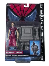 Spider-Man Mary Jane MJ with Breakaway Balcony MOC 2002 Toybiz Official Movie
