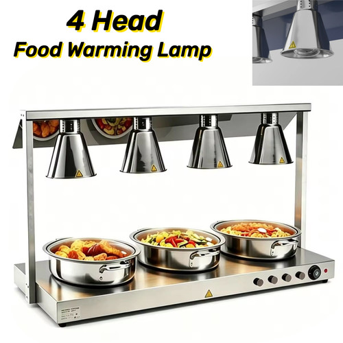 Head food warmer lamp steel - warmer,