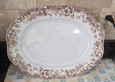 Antique PANSY Platter JHW &