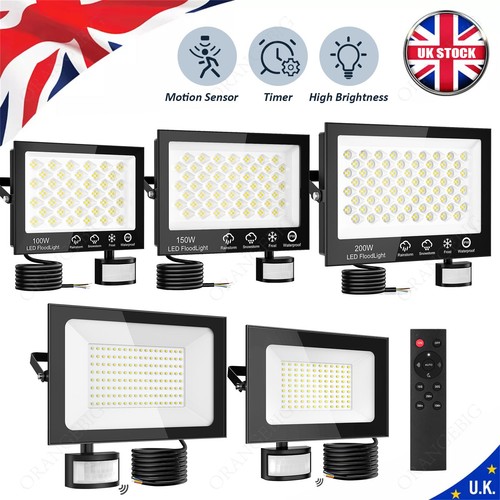 Led floodlight pir sensor - led,