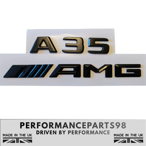 Gloss black rear a35 - a35, amg
