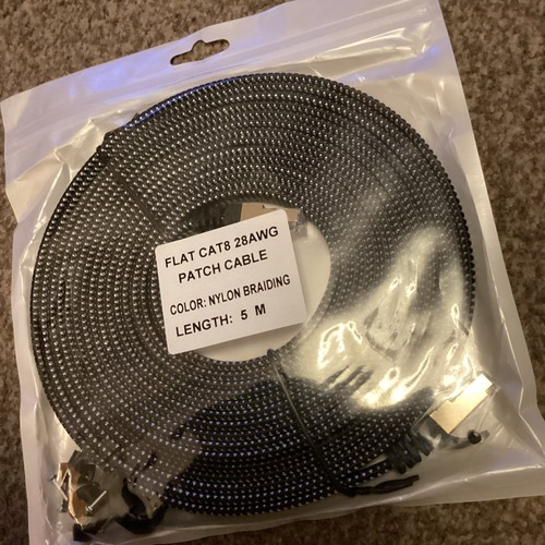 Flat cat8 network cable - flat,