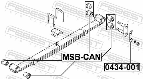 Fits febest 0434 - febest, 0434-001