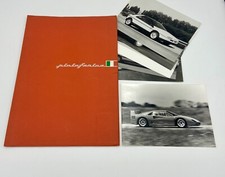 FERRARI F40 328 MONDIAL TESTAROSSA | PININFARINA PRESS FOLDER | BROCHURE | 1989