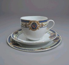 Vintage Victoria China Czechoslovakia Tea Trio Cup, Saucer & Cake Plate