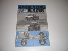 TAMIYA 1/10 Chevrolet Blazer 4x4 Assembly Manual Vintage Blazing Blazer