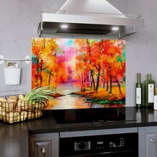 Glass Splashback Kitchen Tile
