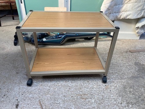Metal framed trolley table - trolley,