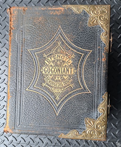 Antique welsh bible - welsh, y