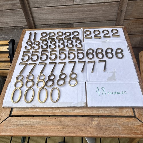 Solid georgian brass - , door