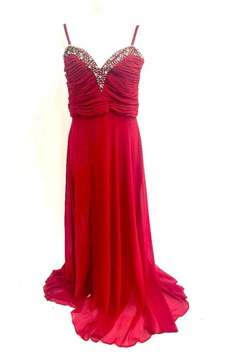 Lipsy red jeweled - jeweled, prom