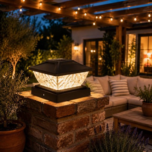 Solar post light waterproof - solar,