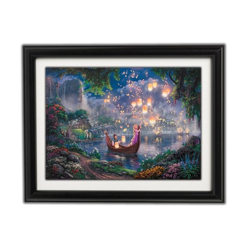 Disney tangled framed print - print, by