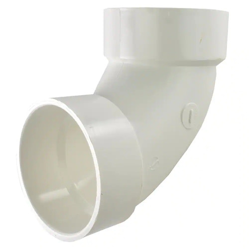 Pvc dwv 90 degree - 1-1/2,