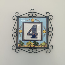Hand painted beach ceramic - beach,
