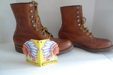 CHIPPEWA  LEATHER BOOTS-8"