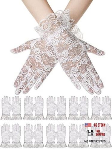 Pairs women lace gloves - pairs,