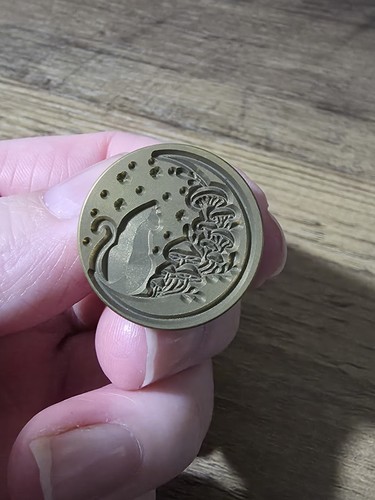 New wax seal stamp - wax,