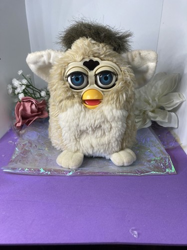 Vintage 1998 furby - beige, and