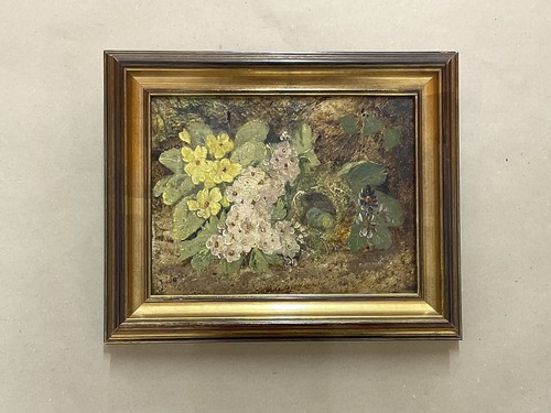 Antique victorian oil - oil, on