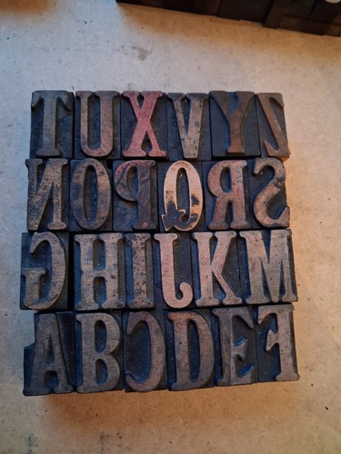 Wooden letterpress printers - wooden,