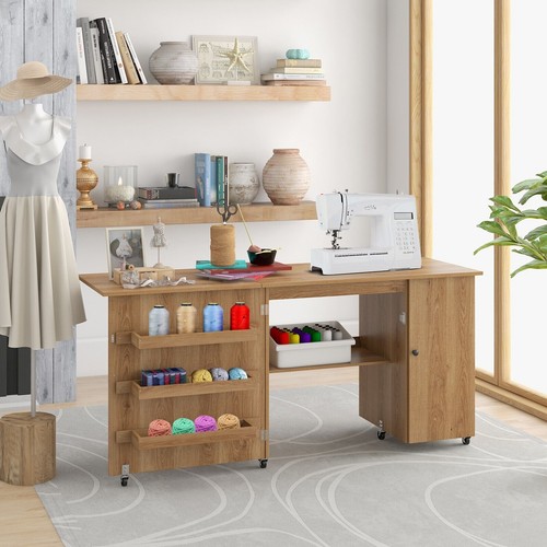Large foldable sewing table - foldable,