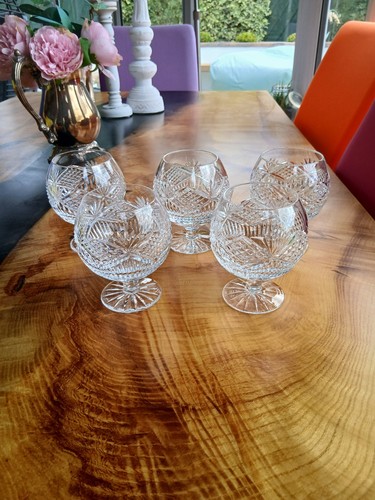 Set tyrone crystal brandy - x,