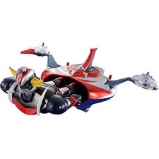 BANDAI Chogokin de Luxe UFO Robot Grendizer & UFO Spazer Action Figurine