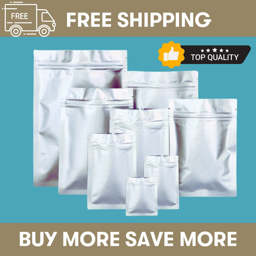 100 bags resealable mylar - bags,