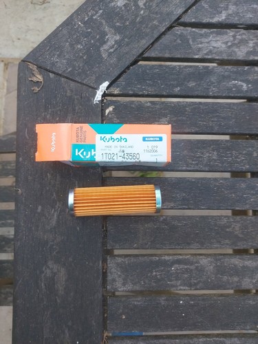 Kubota kx008 fuel - fuel, filter