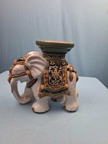 Decorative ceramic elephant - ceramic,