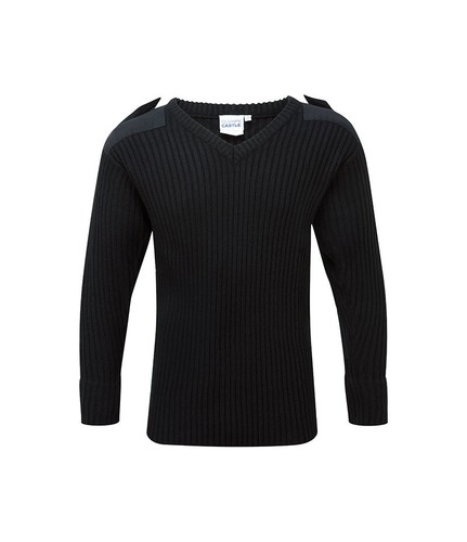 Army neck acrylic commando - v-neck,