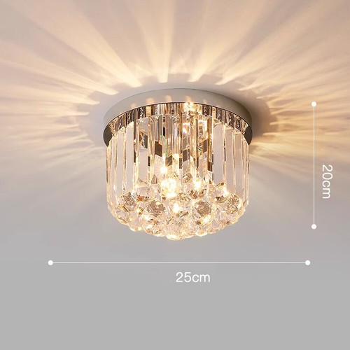 Modern crystal ceiling light - crystal,