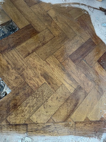 Used parquet wood flooring - wood,