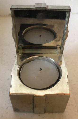 Vintage candle holder box - holder,