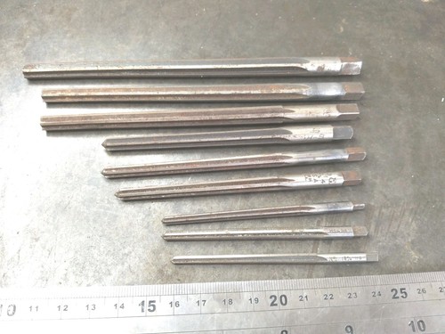 Taper pin reamers - reamers, x9